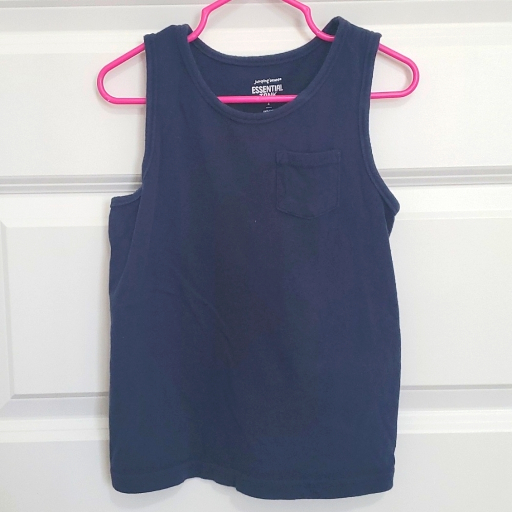 Navy Blue Jumping Beans Tank Top
